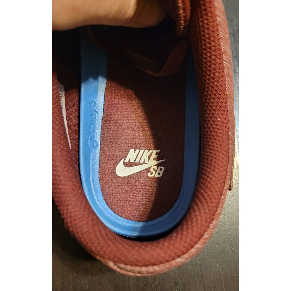 Size 12 - Nike Check Solar SB Canvas Premium Dark Team Red - Picture 10 of 10